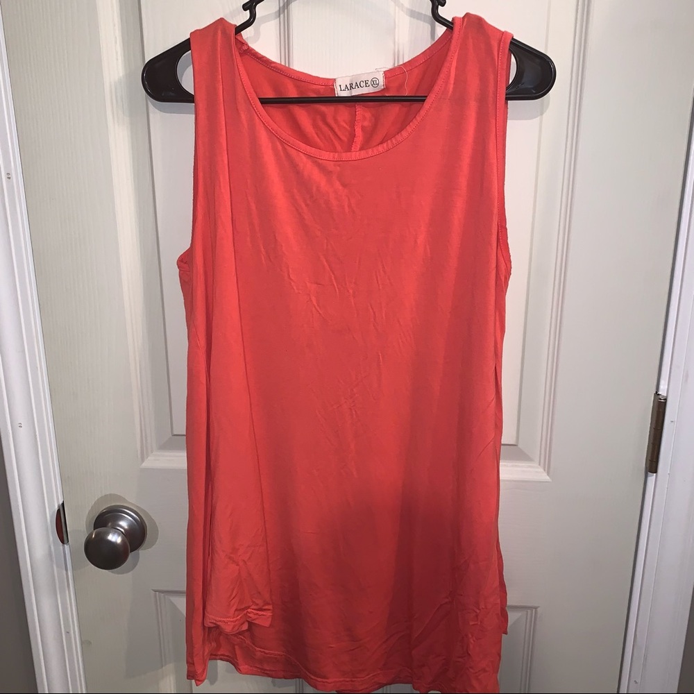 Larace tank top XL coral
